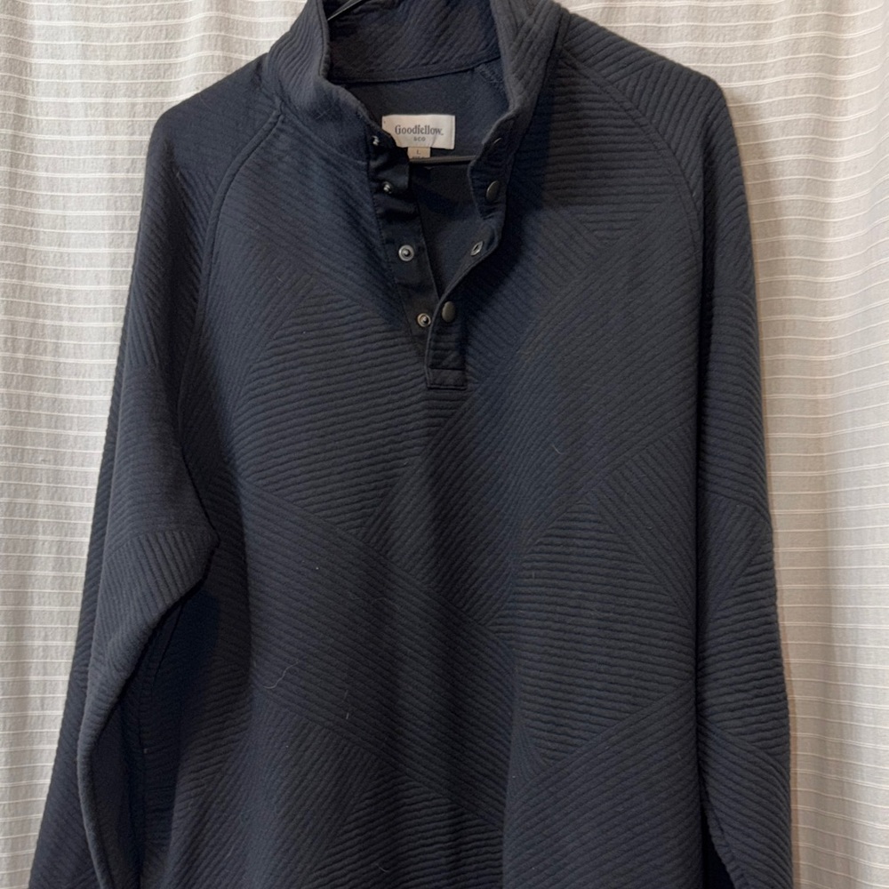 Goodfellow & Co Dark Gray Textured Pullover